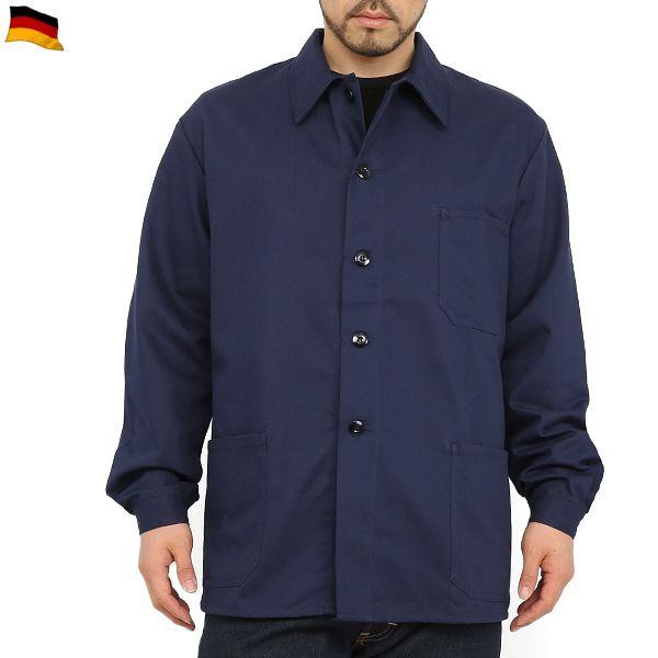 MILITARY（ミリタリー） 実物 新品ドイツ軍HBT ワークジャケット NAVY