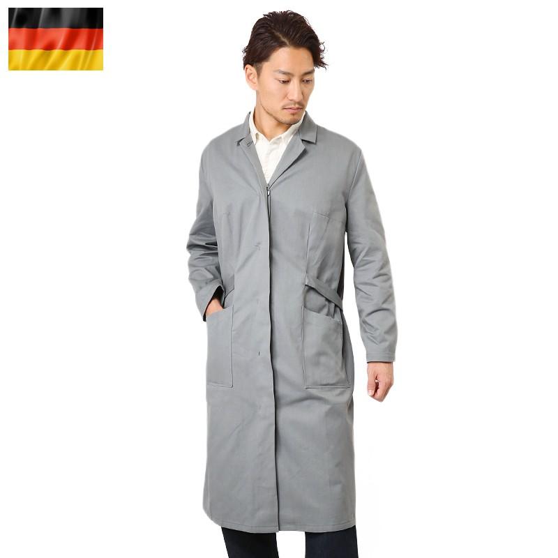 MILITARY（ミリタリー） 実物 ドイツ軍 グレー ショップコート USED