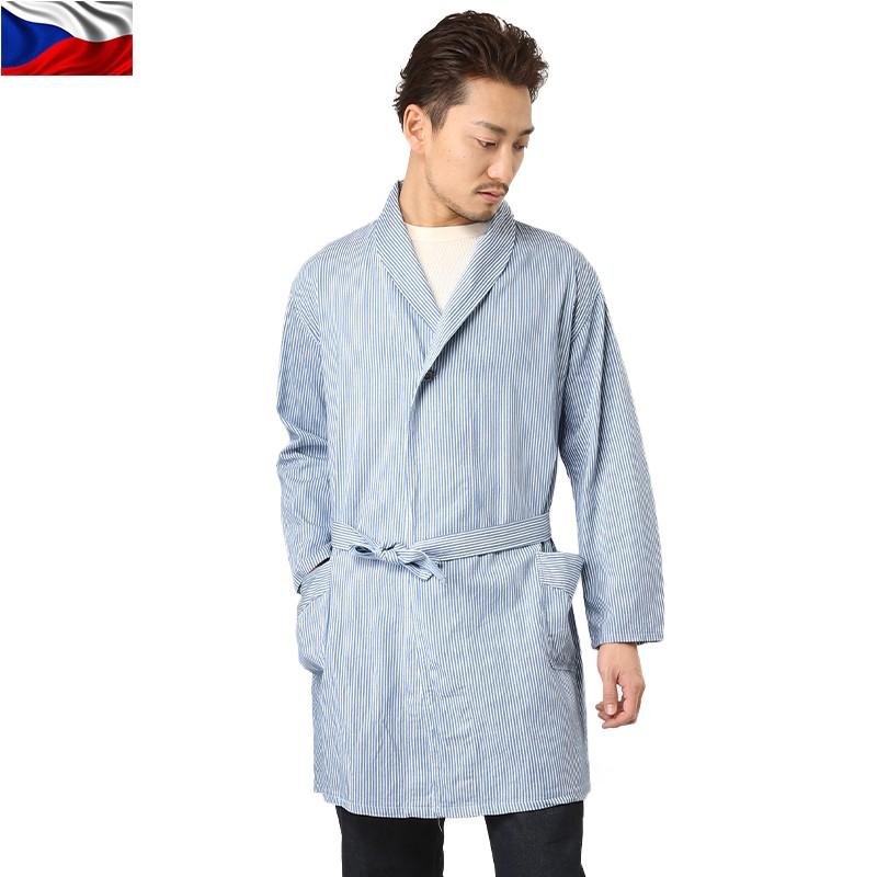 MILITARY 実物 新品 チェコ軍リメイク ストライプワークコート