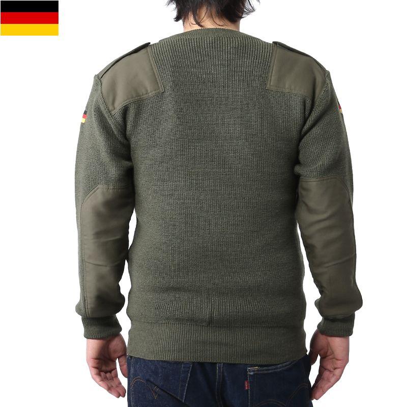 実物 新品 ドイツ軍コマンドセーター ポケット無し オリーブ デッド