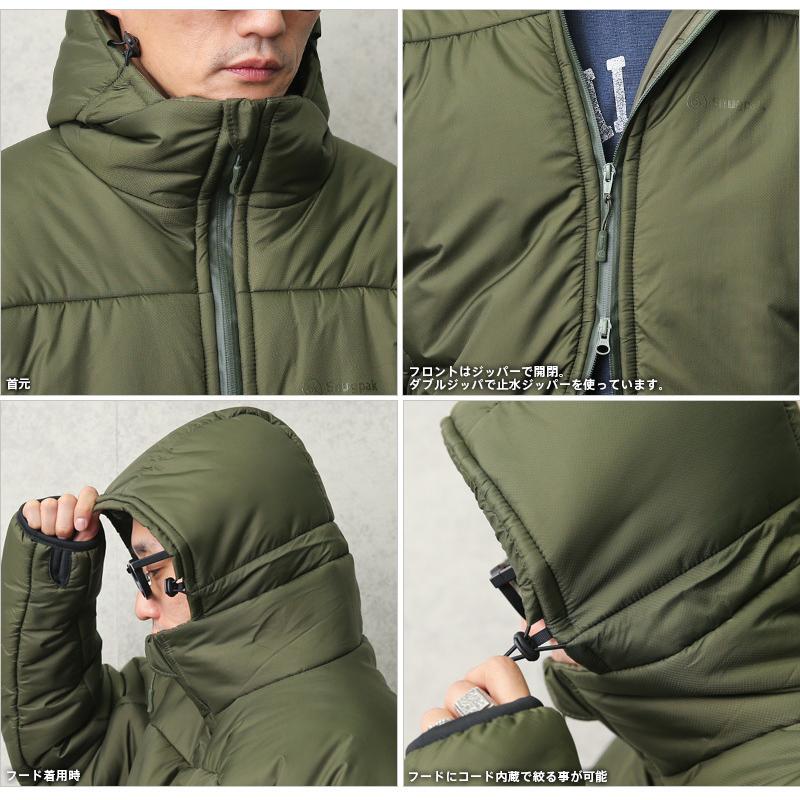 イングランド製 Snugpak スナグパック 中綿 ナイロンジャケット パーカー Snugpak スナグパック TAC3 INSULATED HOODY ジャケット メンズ