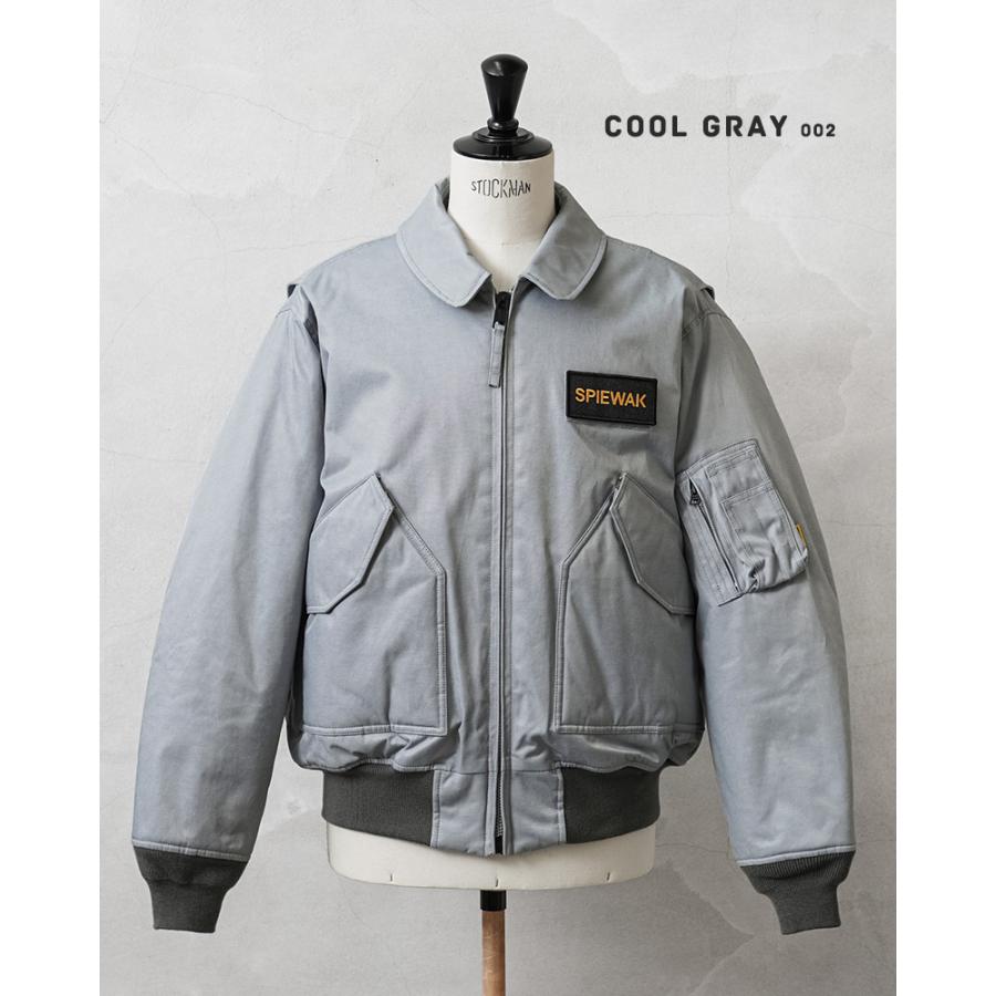 SPIEWAK（スピワック）U.S AIR FORCE ＭＡ１ ライトグレー SPIEWAK（スピワック） TO1004 CWU-55/P フライトジャケット コットン