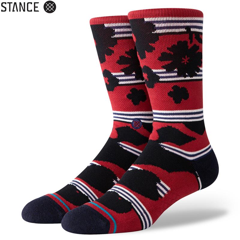メーカー取次 Stance スタンス Berner ソックス Burgundy M558aber Bur 靴下 長く使える 丈夫 柄物 花柄 ボーダー おしゃれ クーポン対象外 T Stance ミリタリーショップwaiper 通販 Yahoo ショッピング