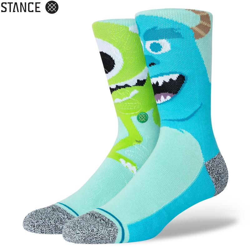 メーカー取次 Stance スタンス Monstropolis ソックス Turquoise A558dmon Tur 靴下 長く使える 丈夫 柄物 モンスターズインク クーポン対象外 T Stance ミリタリーショップwaiper 通販 Yahoo ショッピング