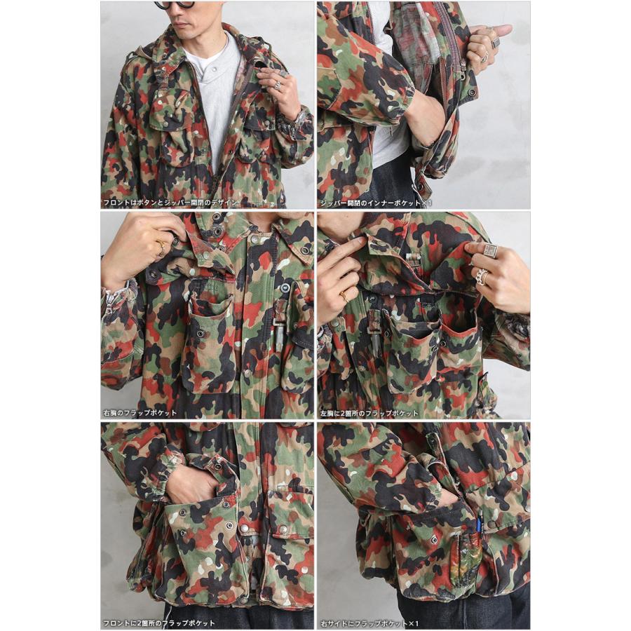 MILITARY 実物 USED スイス軍 M-60 マウンテンジャケット MILITARY 実物 USED スイス軍 M-60 マウンテンジャケット