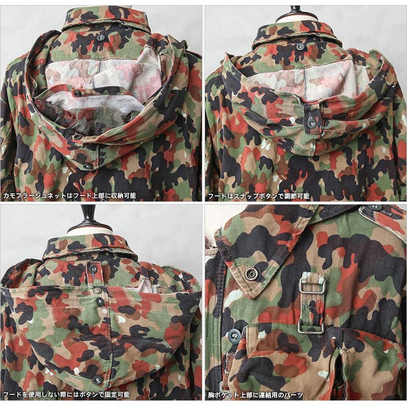 MILITARY 実物 USED スイス軍 M-60 マウンテンジャケット MILITARY 実物 USED スイス軍 M-60 マウンテンジャケット