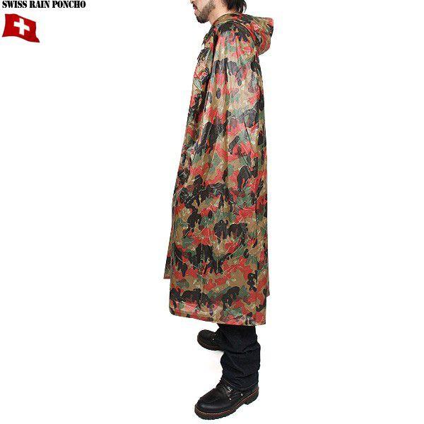 MILITARY（ミリタリー） ミリタリーポンチョ 実物 新品 スイス軍