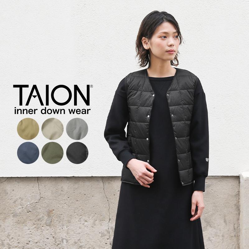 TAION ダウン / タイオン TAION-001 Vネック インナーダウンベスト WOMAN レディース 無地 おしゃれ  ブランド【A2】【Sx】【T】 : taion-001-woman : ミリタリーショップWAIPER - 通販 - Yahoo!ショッピング