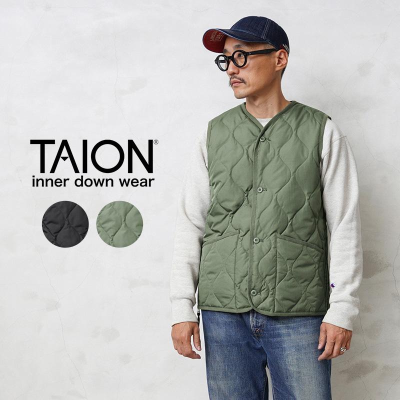 TAION タイオン TAION-001BML-1 MILITARY LINE Vネックボタン TAION タイオン TAION-001BML-1 MILITARY LINE Vネックボタン