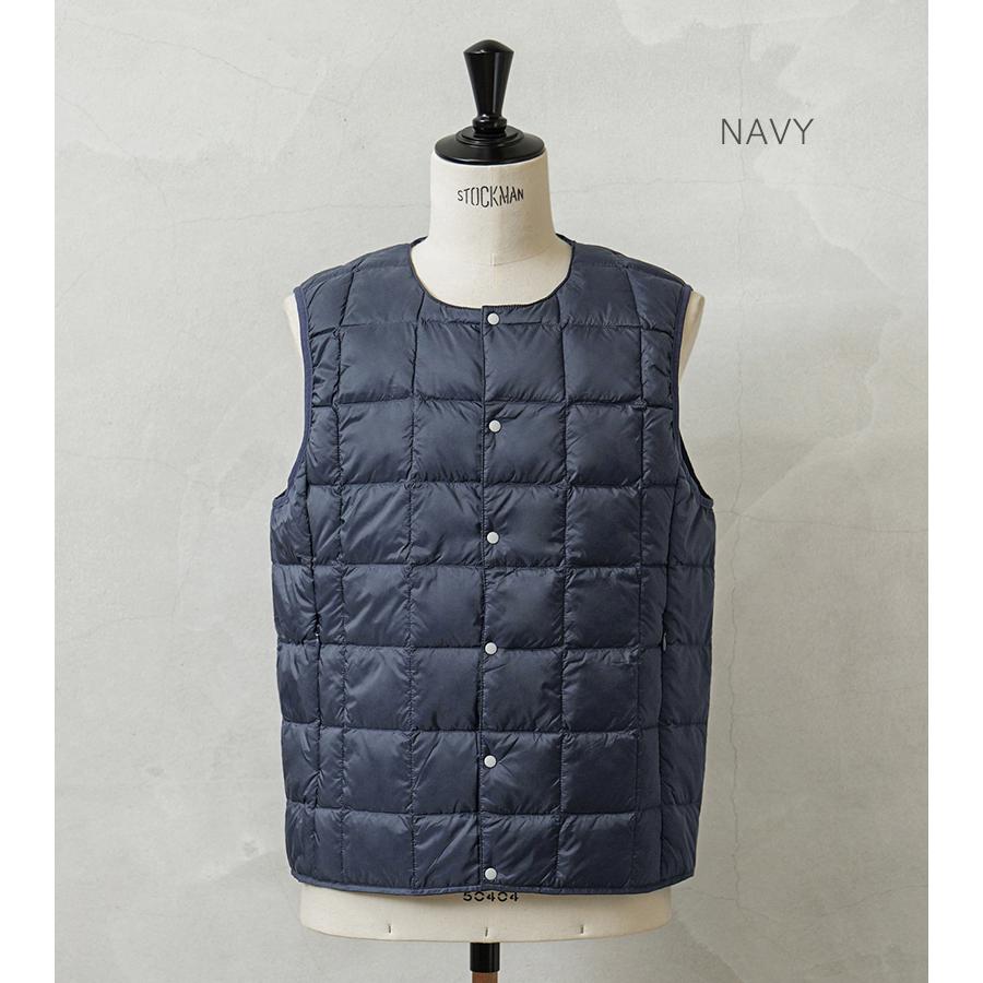 TAION（タイオン） TAION-004 クルーネックボタン インナーダウン