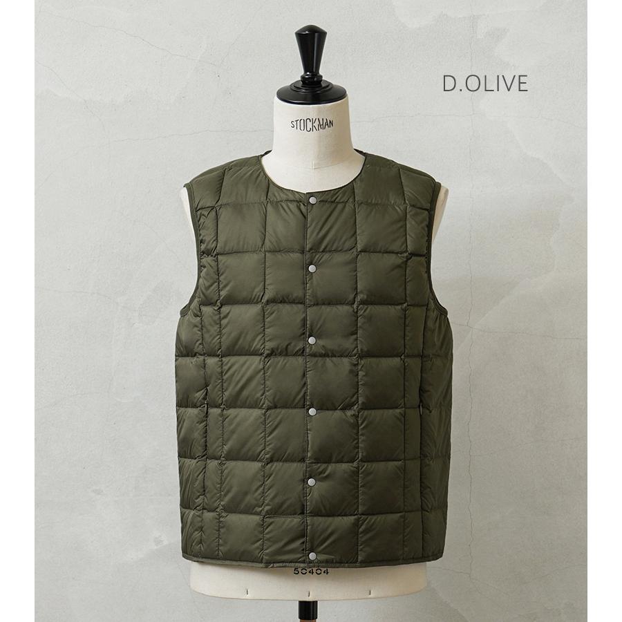 TAION（タイオン） TAION-004 クルーネックボタン インナーダウン