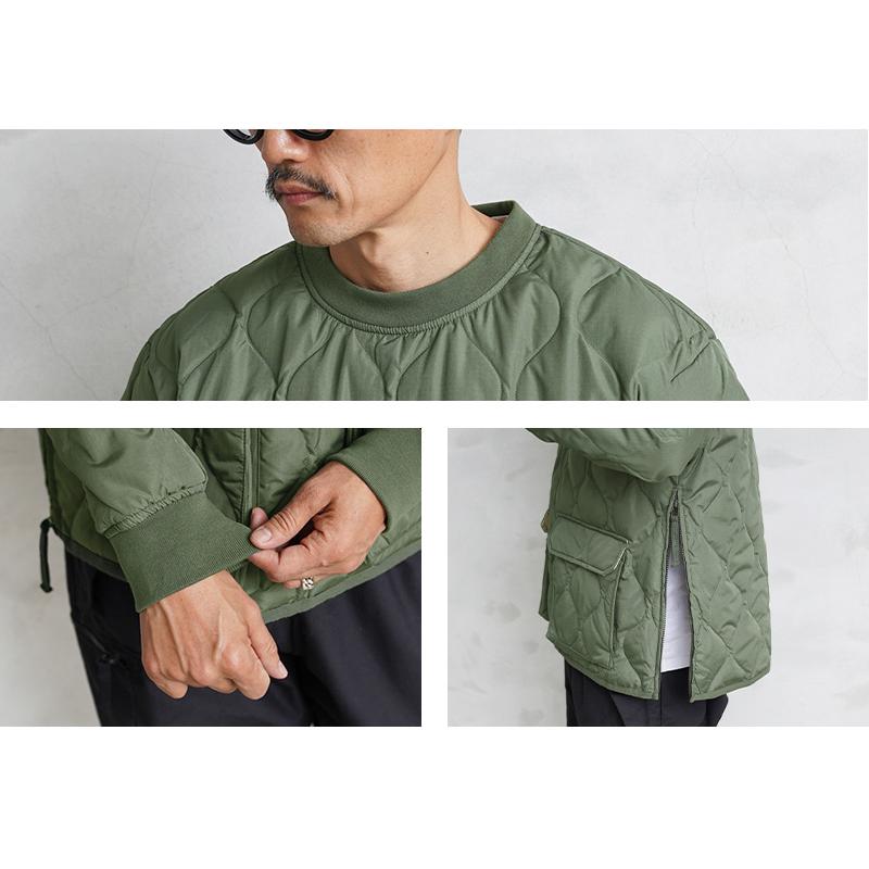 TAION（タイオン） TAION-100PML-1 MILITARY LINE クルーネック ダウン