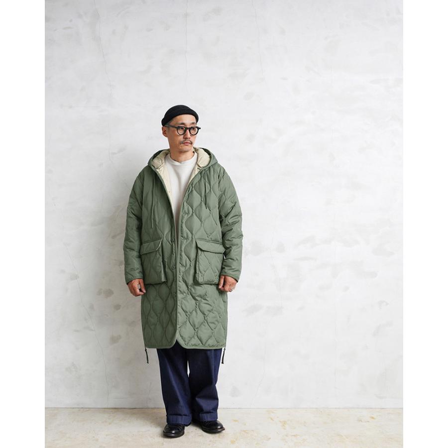 TAION タイオン TAION-106BML-LONG MILITARY LINE フード ダウン TAION タイオン TAION-106BML-LONG MILITARY LINE フード ダウン