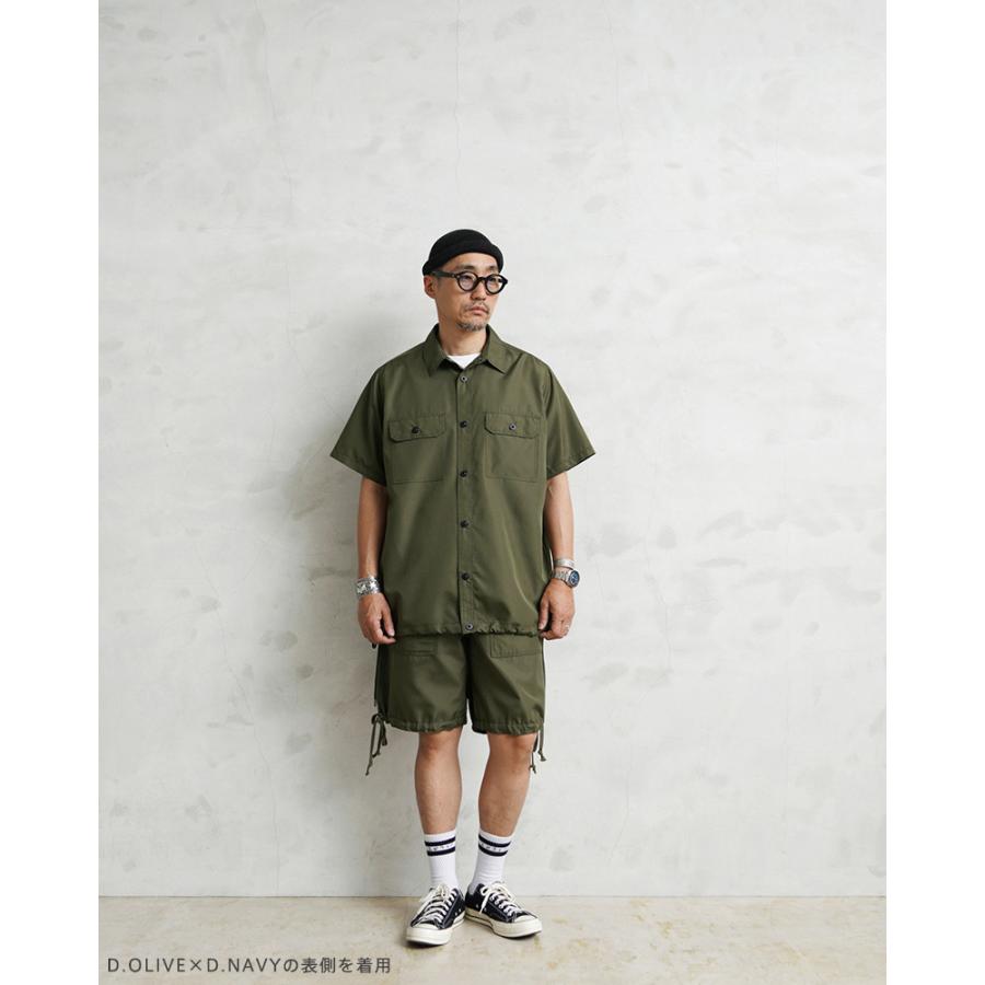 TAION タイオン TAION-R031SWNDML-1 MILITARY LINE ノンダウン リバーシブルショートパンツ ショーツ ブランド【E5】【Sx】【T】｜waiper｜10