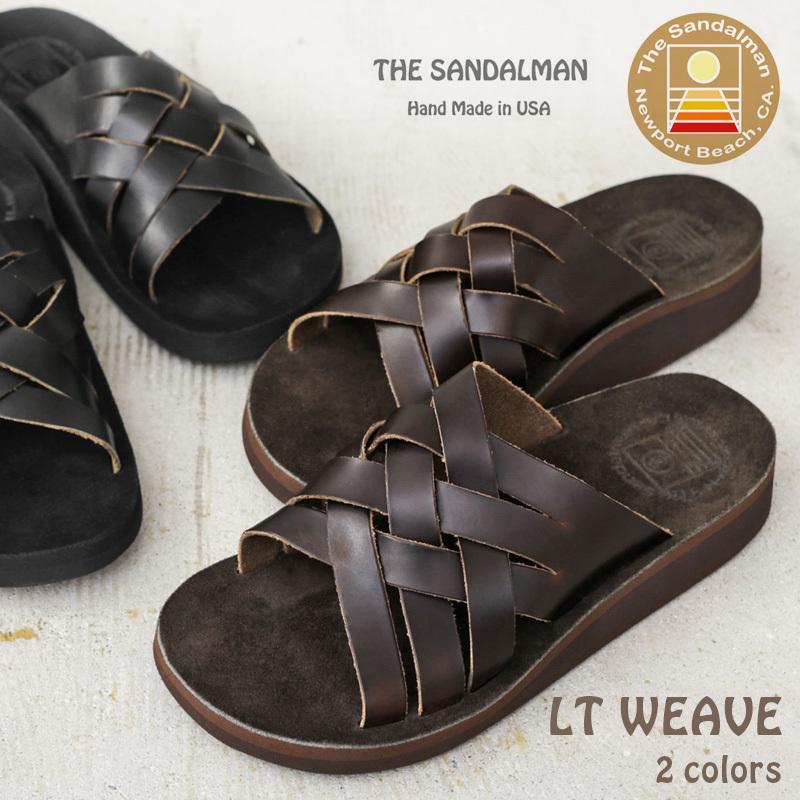 THE SANDALMAN サンダルマン LT WEAVE ウィーブ レザーサンダル MADE IN USA メンズ コンフォートサンダル アメリカ製  軽量 ブランド【クーポン対象外】【T】 : thesandalman-lt-weave : ミリタリーショップWAIPER - 通販 -