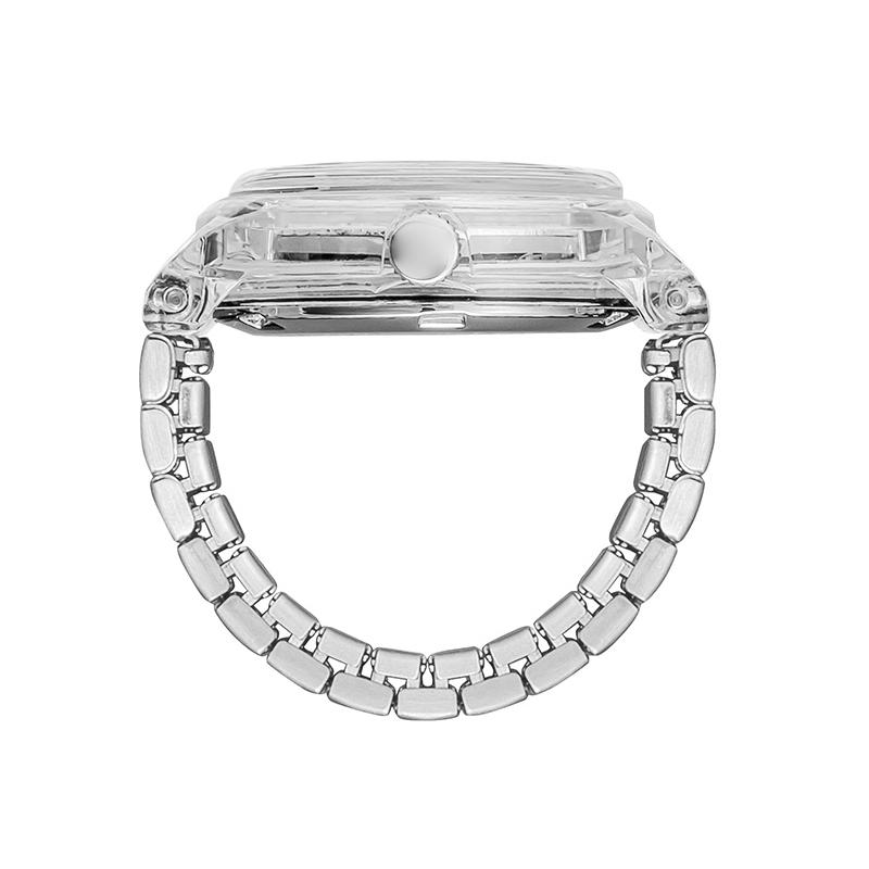 【6月下旬入荷予定】TIMEX タイメックス TW2Y78100 Camper Ring Watch キャンパーリングウォッチ SILVER 指輪 時計 アナログ クォーツ【クーポン対象外】【T】の画像