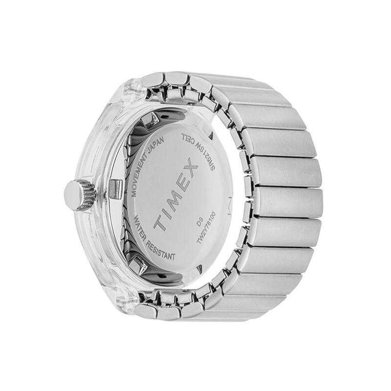【6月下旬入荷予定】TIMEX タイメックス TW2Y78100 Camper Ring Watch キャンパーリングウォッチ SILVER 指輪 時計 アナログ クォーツ【クーポン対象外】【T】の画像