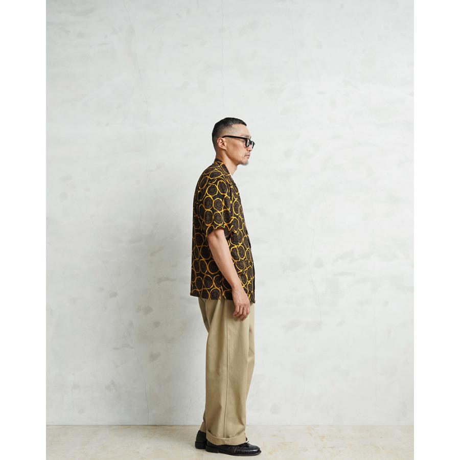WAIPER×TOWN CRAFT TC25S013WP Plant Pattern Rayon Beach Shirts