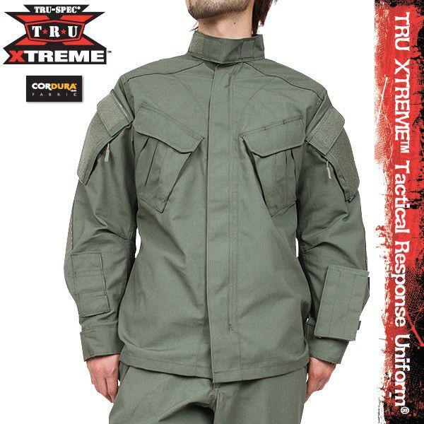 TRU-SPEC トゥルースペック TRU XTREME Tactical Response Uniform ジャケット Olive Drab オリーブ ミリタリー サバゲー 【クーポン対象外】【T】｜waiper