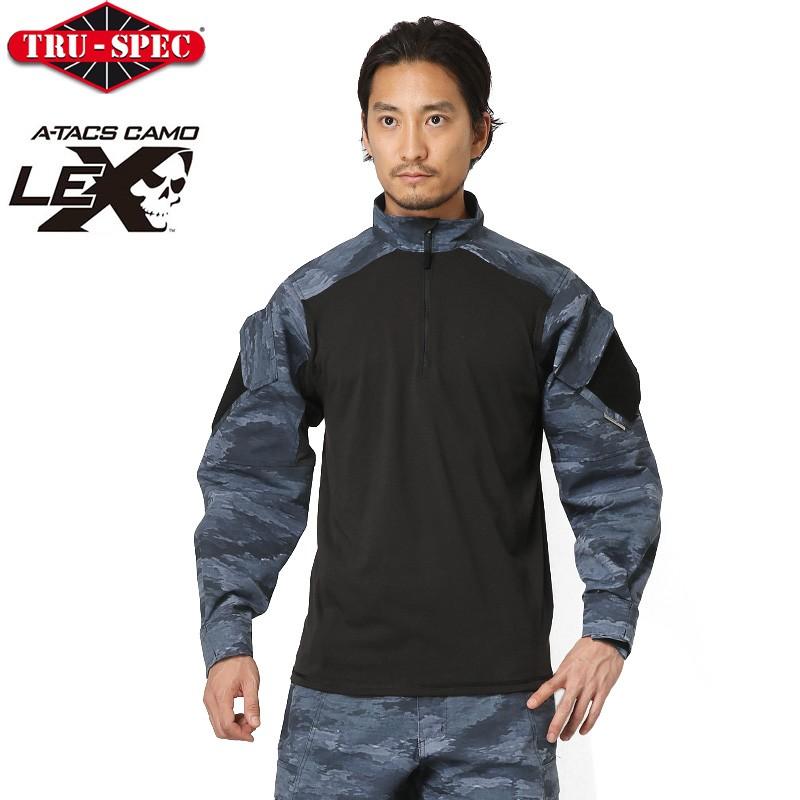 TRU-SPEC トゥルースペック URBAN FORCE TRU 1/4 ZIP コンバットシャツ A-TACS LE-X [2600]【クーポン対象外】 ブランド【T】｜waiper