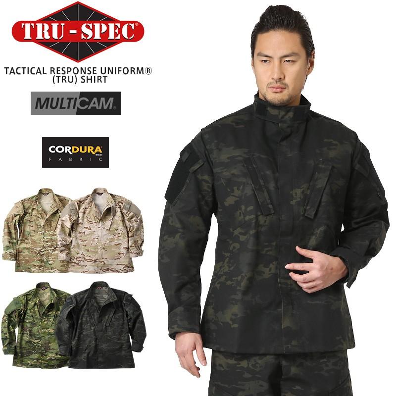 TRU-SPEC トゥルースペック Tactical Response Uniform ジャケット（シャツ） MULTICAM FAMILY（MultiCam/Arid/Tropic/Black） 【クーポン対象外】【T】｜waiper