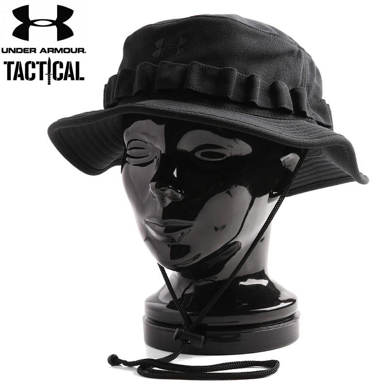 UNDER ARMOUR TACTICAL アンダーアーマー タクティカル BUCKET ハット BLACK バケットハット 下がり八と 帽子