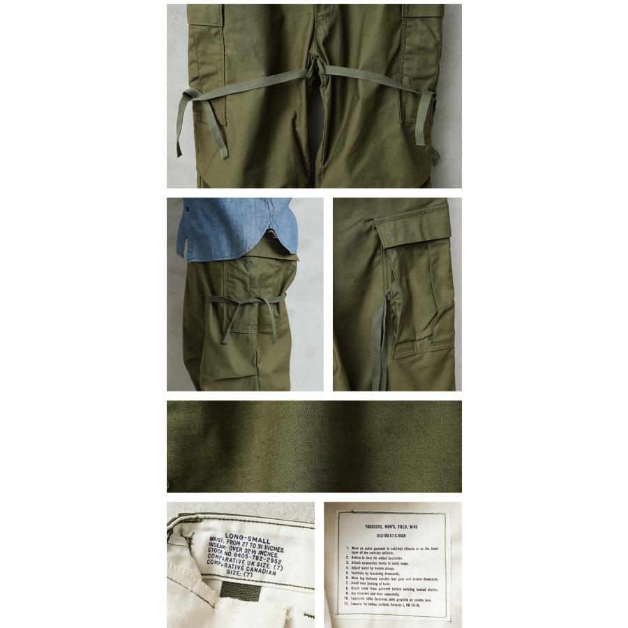 実物 新品 デッドストック 米軍 M-65フィールドカーゴパンツ アルミジップ メンズ レーヨン 軍パン 軍モノ 軍物 ヴィンテージ 古着【クーポン対象外】【T】の画像
