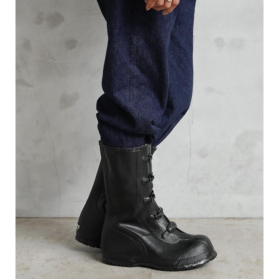 実物 新品 デッドストック 米軍 5バックル ラバー オーバーブーツ