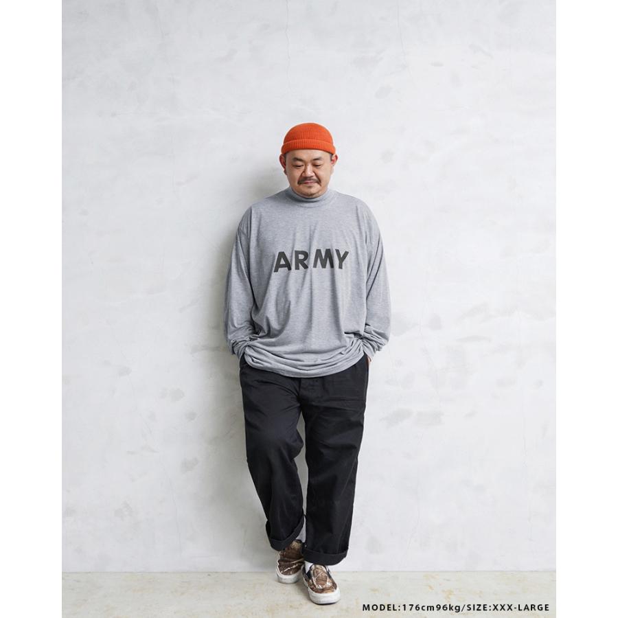 実物 新品 デッドストック 米軍 PFU ARMY ロングスリーブTシャツ 