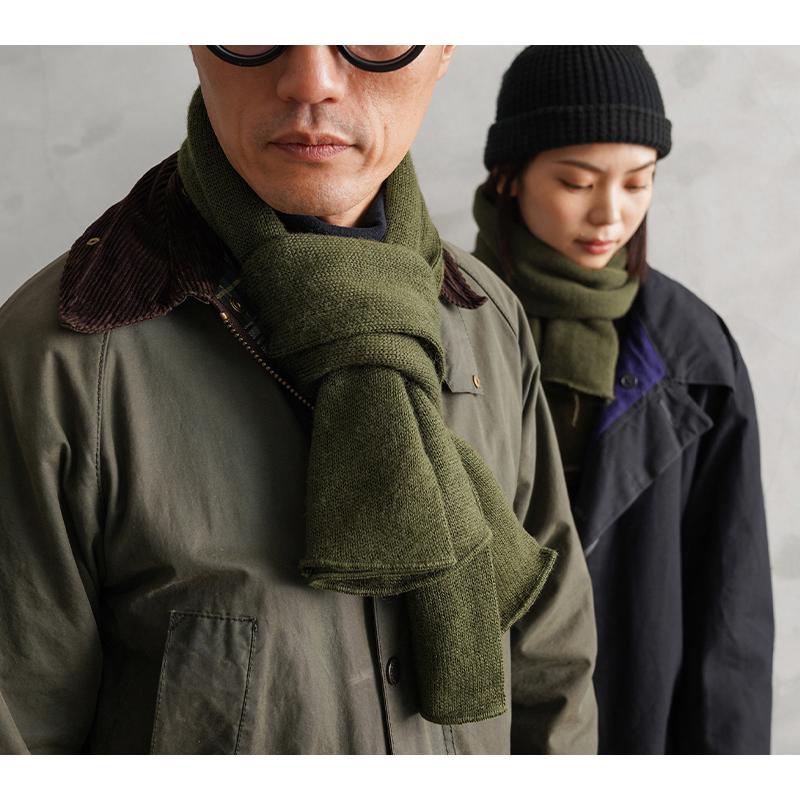 MILITARY 実物 新品 デッドストック 米軍 ウールマフラー OD MILITARY 実物 新品 デッドストック 米軍 ウールマフラー OD