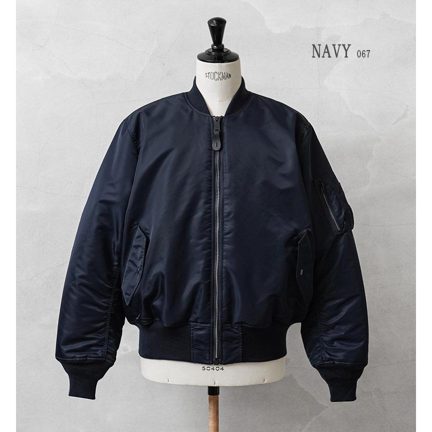 中田商店VALLEYAPPARELバレイアパレルフライトジャケットネイビー VALLEY APPAREL（バレイアパレル） VA1001 MA-1 フライトナイロン