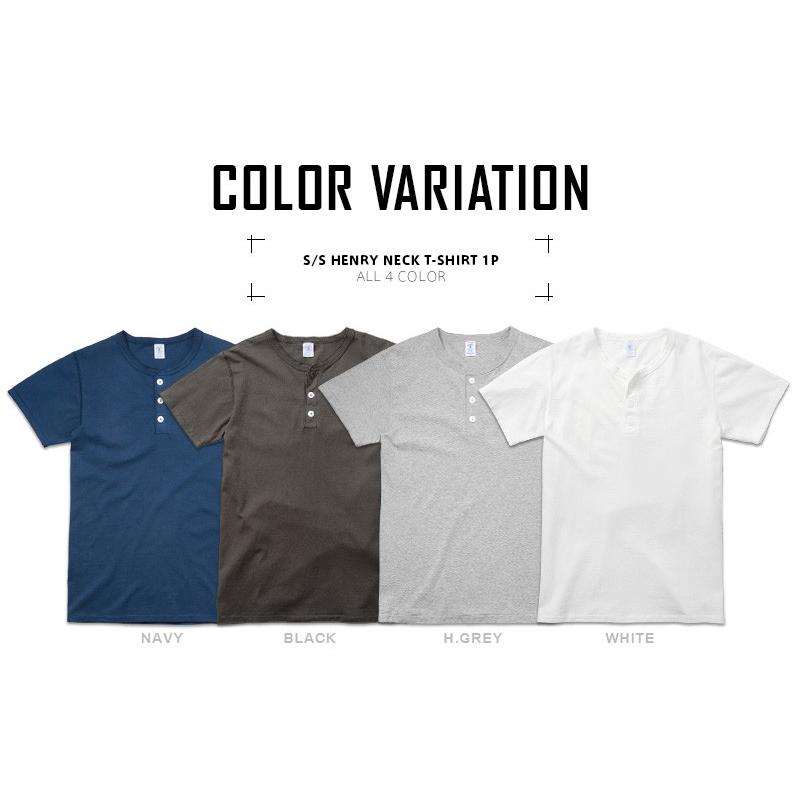 Velva Sheen ベルバシーン S/S ヘンリーネック Tシャツ 161007