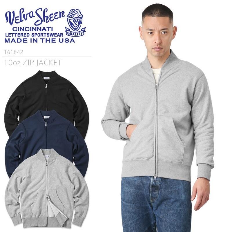 Velva Sheen ベルバシーン Made In Usa 10oz Zip Jacket ブルゾン メンズ スウェット ジャケット アウター 裏起毛 アメカジ ブランド 新作 Velvasheen ミリタリーショップwaiper 通販 Yahoo ショッピング