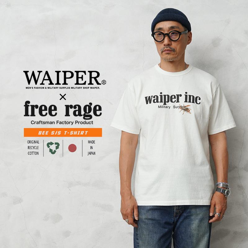 free rage（フリーレイジ） WAIPER×free rage S/S “Bee” T-Shirt 日本