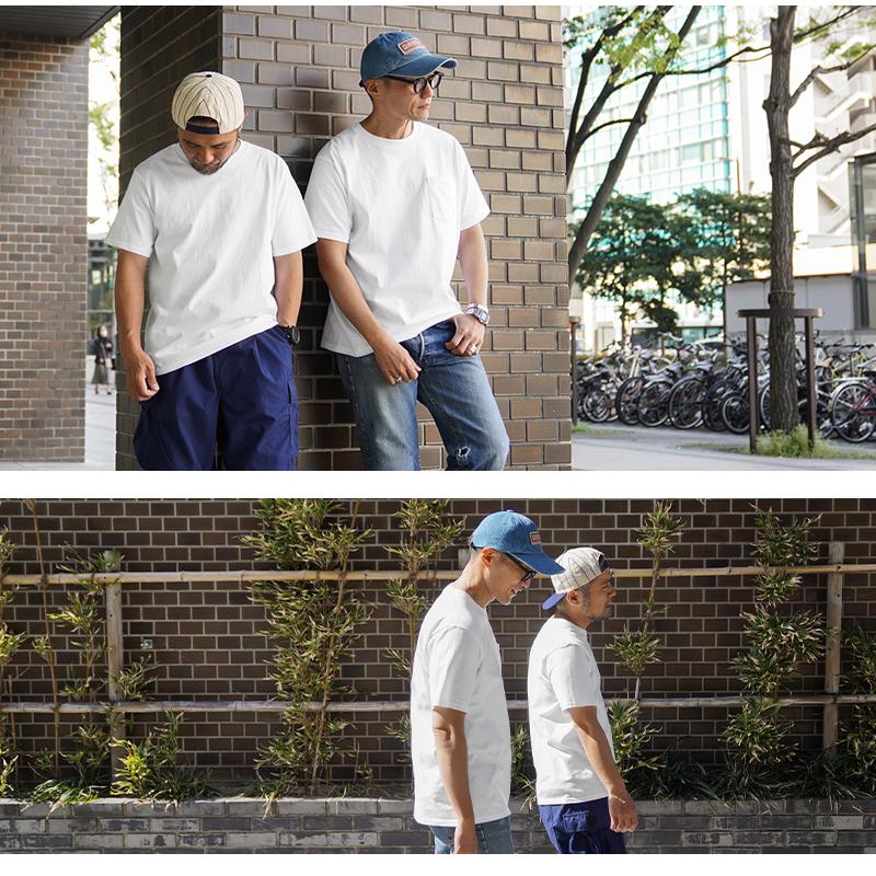 WAIPER.inc ワイパーインク S/S クルーネック ポケット パックTシャツ MADE IN USA 無地 カットソー アメリカ製 アメカジ【クーポン対象外】【T】｜waiper｜14