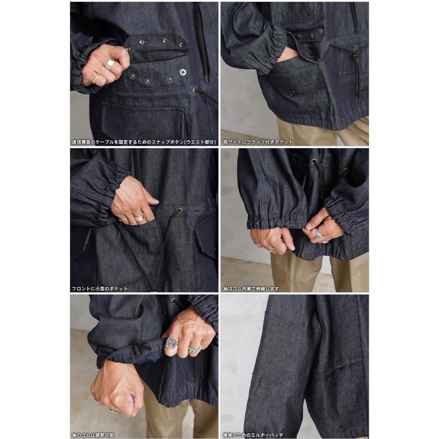 WAIPER.inc ROYAL NAVY スモックパーカ MADE FROM”OKAYAMA DENIM WAIPER.inc ROYAL NAVY スモックパーカ MADE FROM”OKAYAMA DENIM
