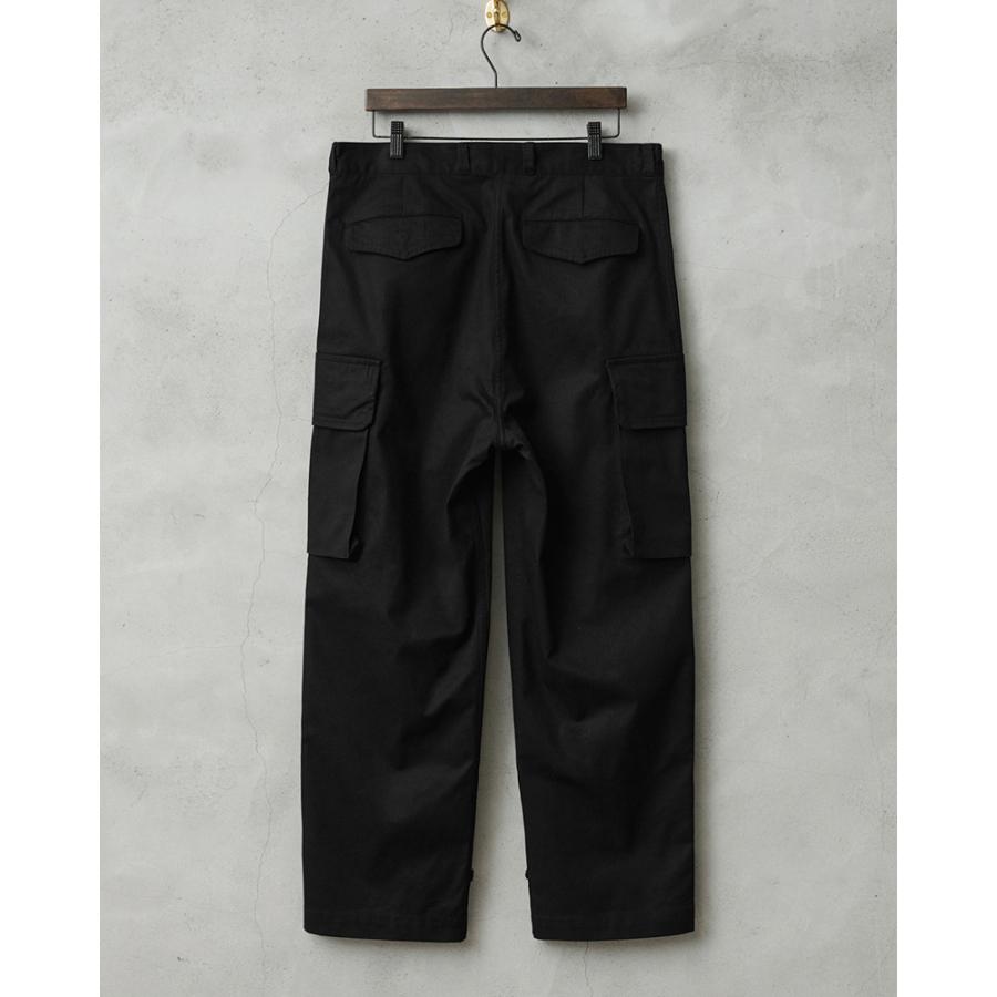 WAIPER.inc フランス軍 M-47 カーゴパンツ 前期型 黒　サイズ25 WAIPER.inc カーゴパンツ フランス軍 M-47 前期型 コットン製