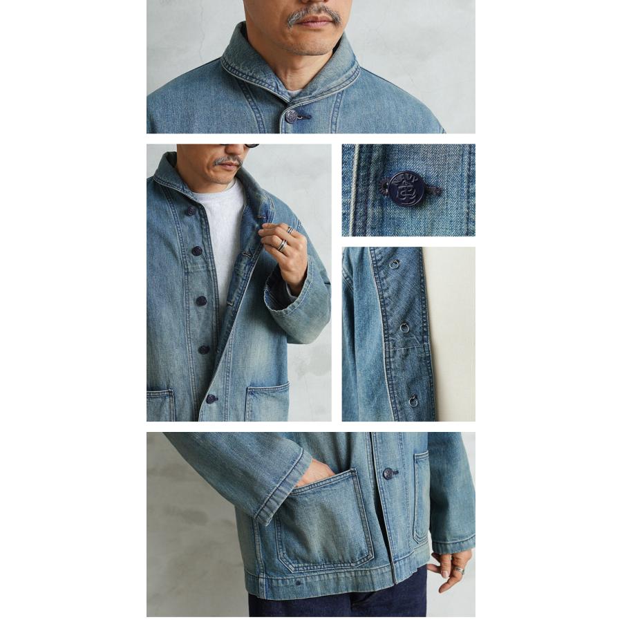 WAIPER.inc 米軍 1940's U.S.NAVY M-43 デニムショールカラー