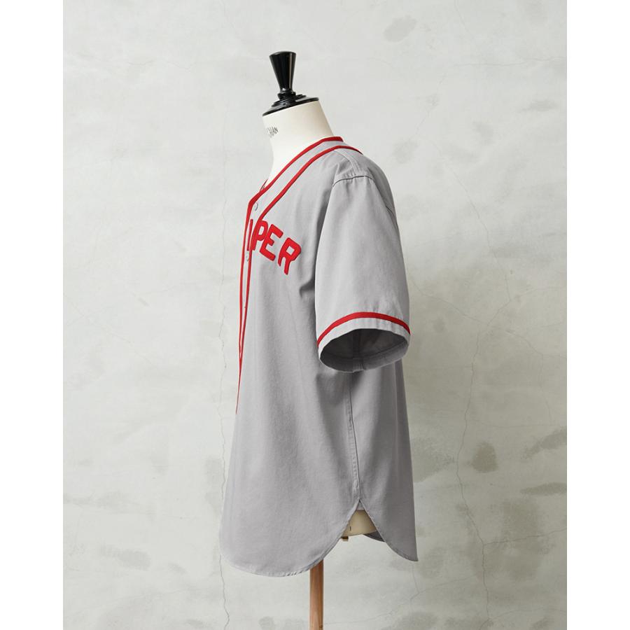 WAIPER.inc ワイパーインク BASEBALL SHIRT ベースボールシャツ アメカジ ミリタリー ストリート ブランド【WP1045】【クーポン対象外】【T】｜waiper｜19