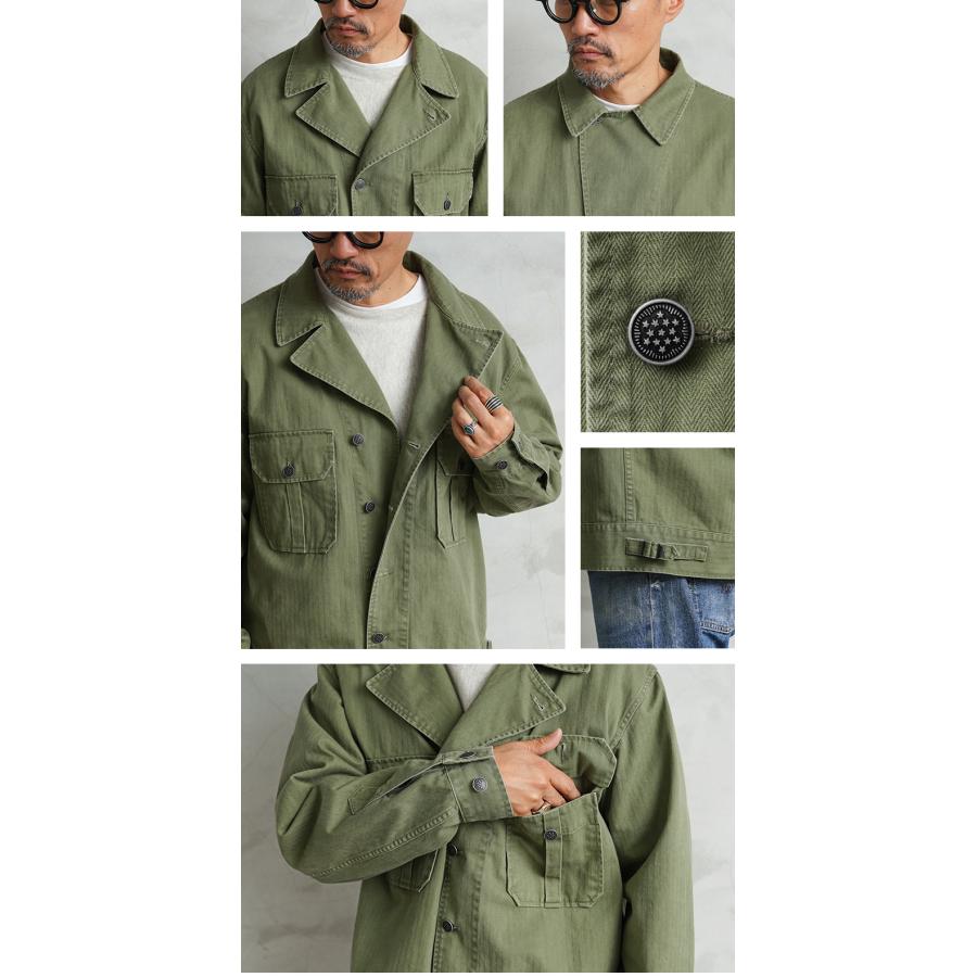 WAIPER M-41 HBTジャケット OD 38 WP1054 新品タグ付 WAIPER.inc ワイパーインク 米軍 1940's U.S.ARMY M-41 HBT コンバット