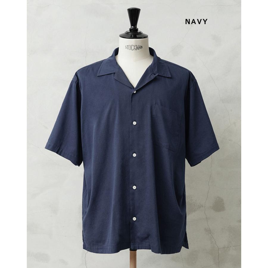 WAIPER.inc ワイパーインク コットンレーヨン オープンカラーシャツ  