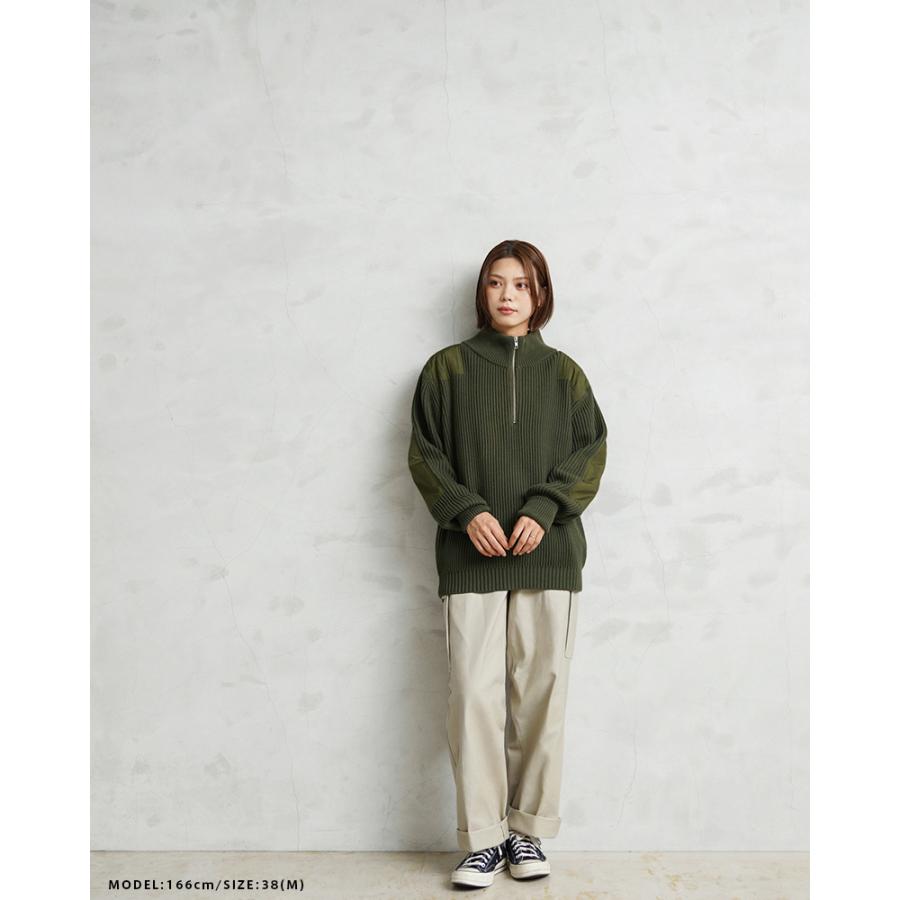 WAIPER.inc　米軍 コットンニット コマンドハーフジップセーター WAIPER.inc セーター ニット 米軍 U.S.M.C コットンニット