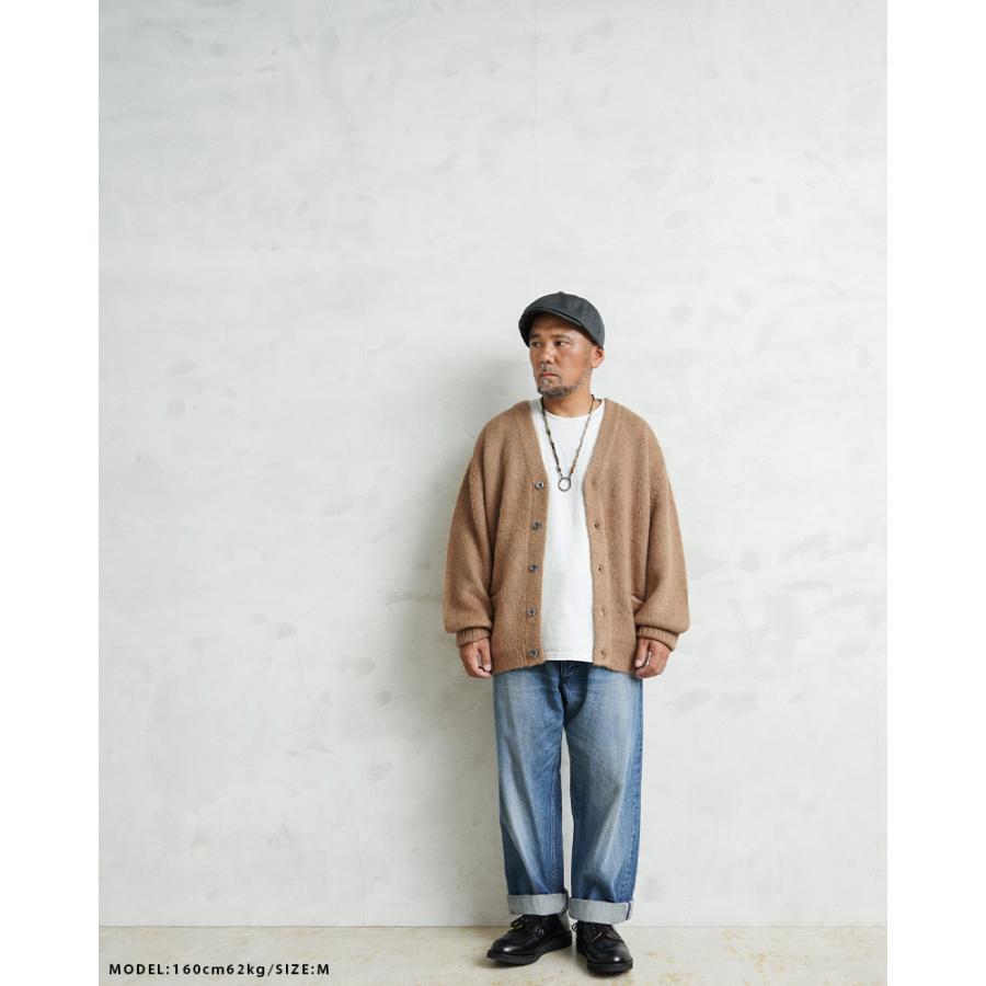 WAIPER.inc ワイパーインク モヘアニット カーディガン SOLID 無地