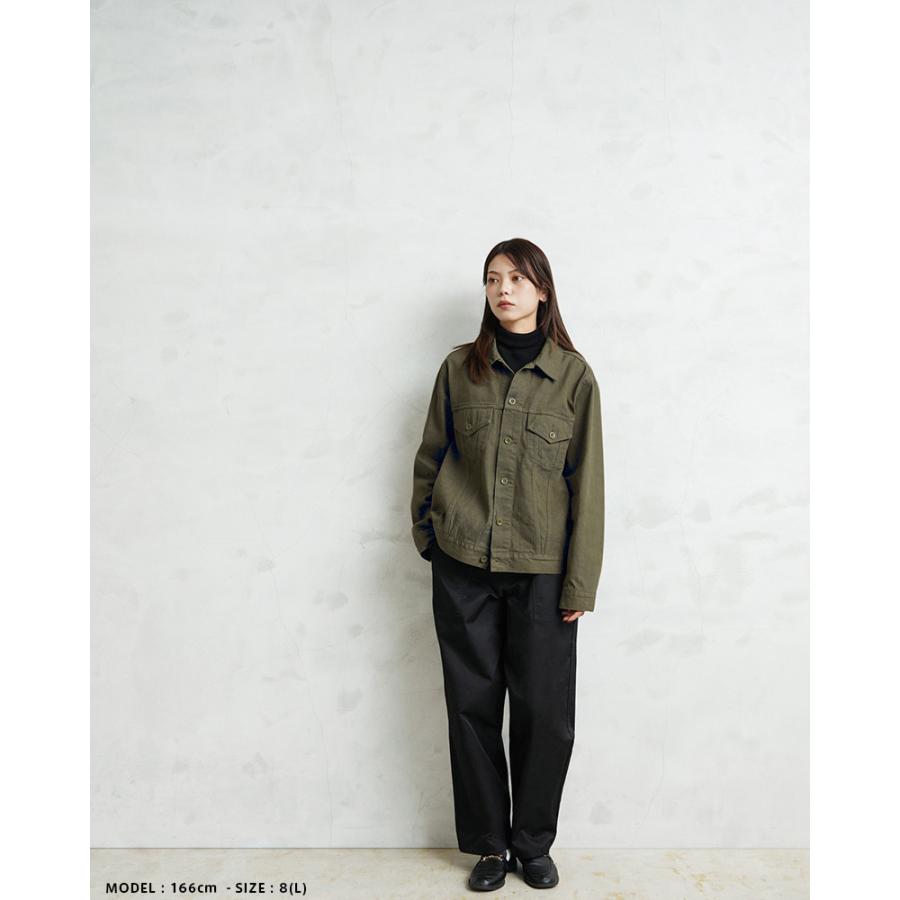 WAIPER.inc イギリス軍 ヴィンテージ グリーンデニム トラッカー