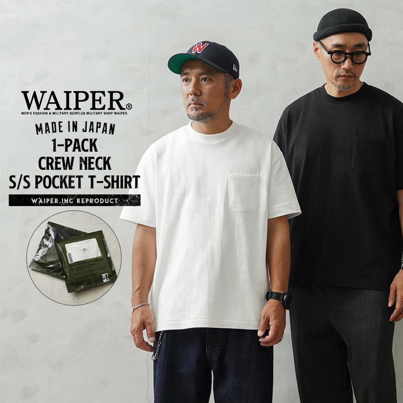 WAIPER Tシャツ　ブラックXL WAIPER Tシャツ ブラックXL