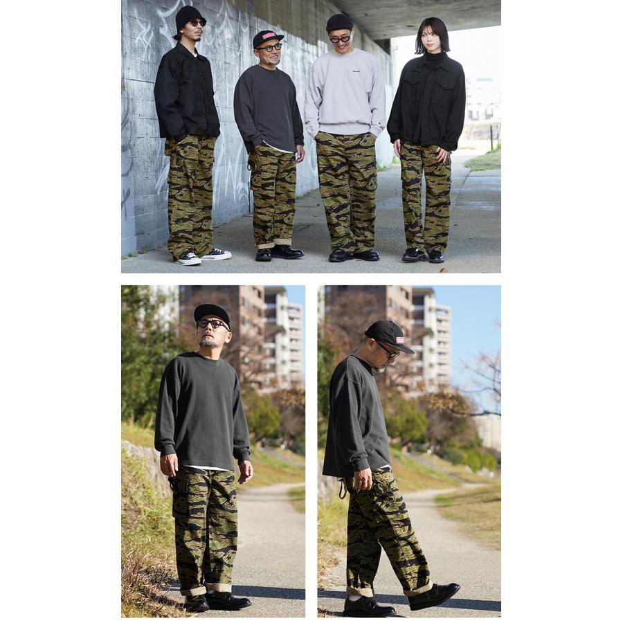 WAIPER.inc 米軍 タイガーストライプカモ カーゴトラウザー LATE WAR