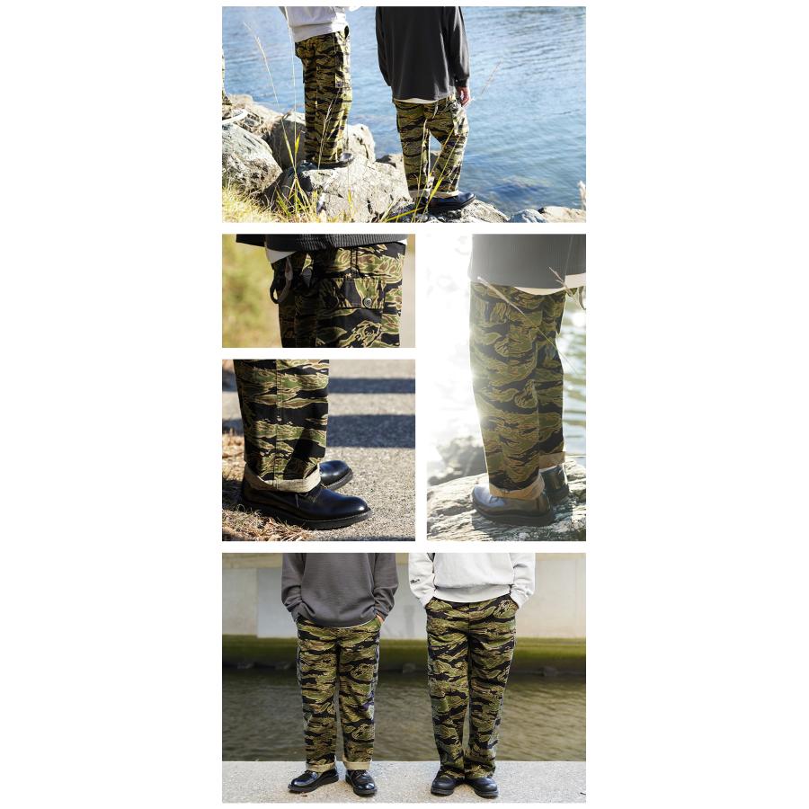 WAIPER.inc 米軍 タイガーストライプカモ カーゴトラウザー LATE WAR