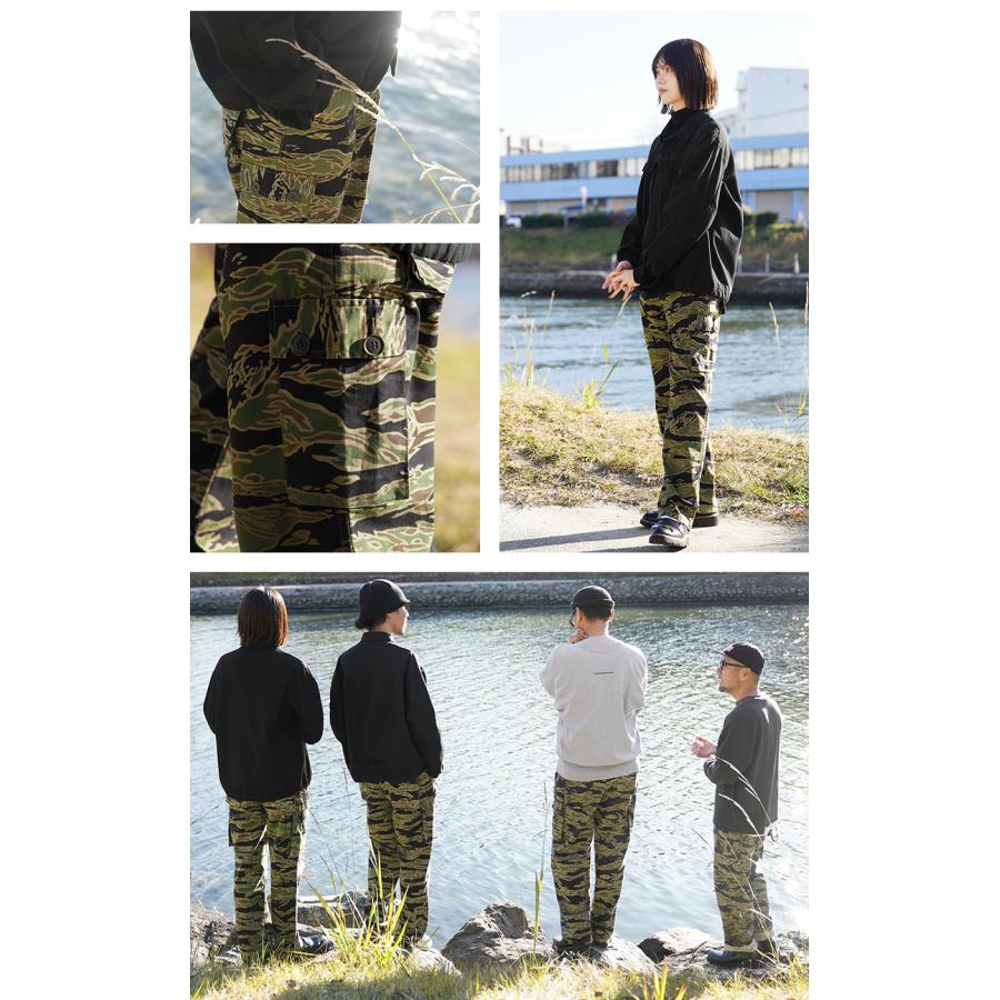 WAIPER.inc 米軍 タイガーストライプカモ カーゴトラウザー LATE WAR