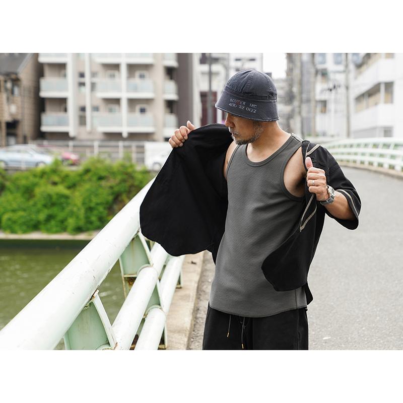 WAIPER.inc ワイパーインク フライス タンクトップ 無地 ノースリーブ