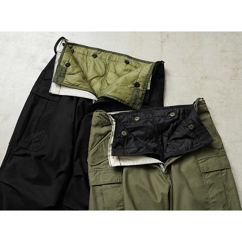WAIPER.inc 米軍 M-65 フィールドパンツ キルティング ライナー